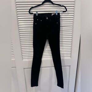 Rag & Bone Vintage 2026 High Rise Black Skinny Jeans